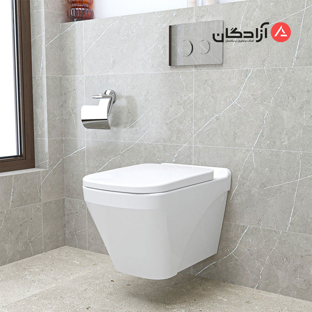 توالت فرنگی وال هنگ چینی کرد مدل آرتا-5
