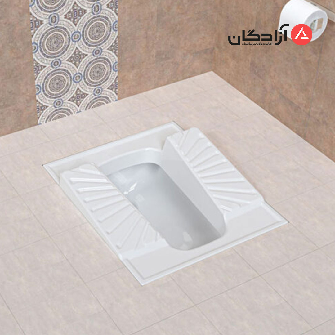 توالت ایرانی چینی کرد مدل اریکا طبی نیم گود-4