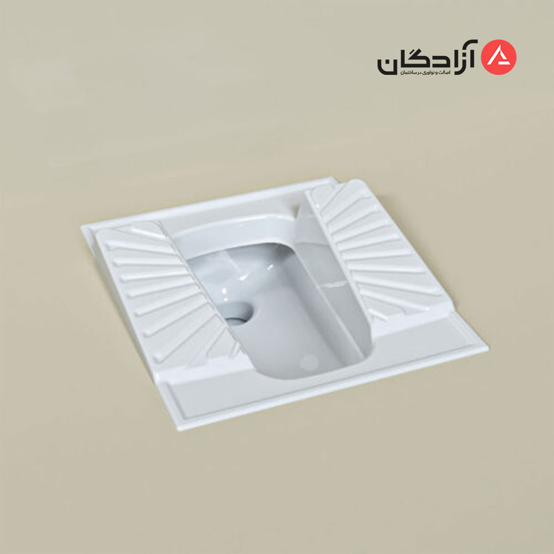 توالت ایرانی چینی کرد مدل اریکا طبی نیم گود-2