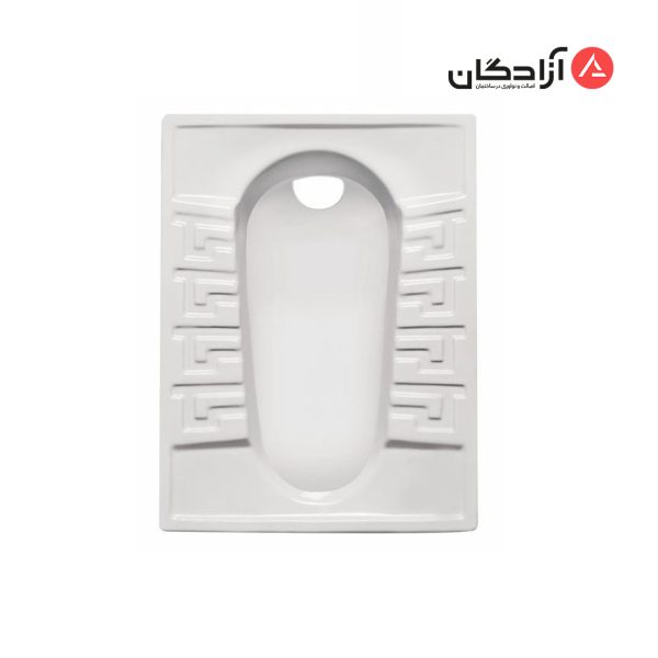 توالت ایرانی مروارید مدل رومینا کوچک تخت