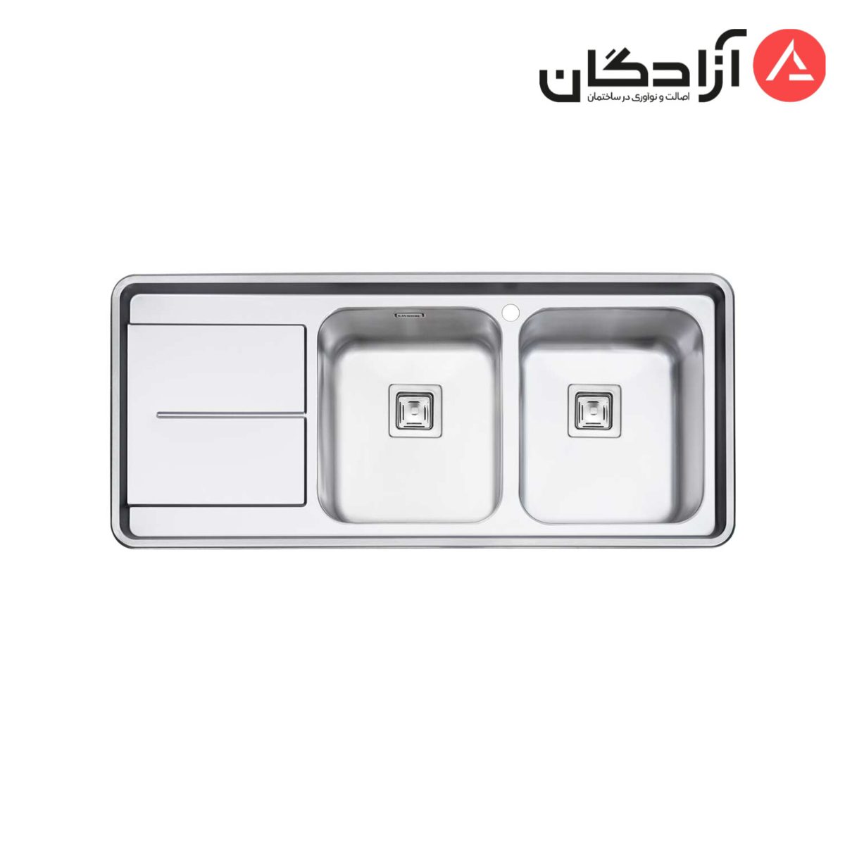 سینک ظرفشویی فانتزی توکار ایلیااستیل مدل 2071