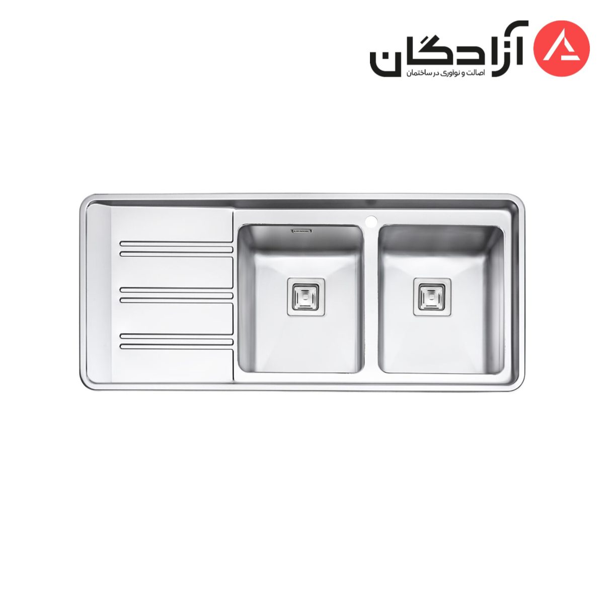 سینک ظرفشویی فانتزی توکار ایلیااستیل مدل 2072
