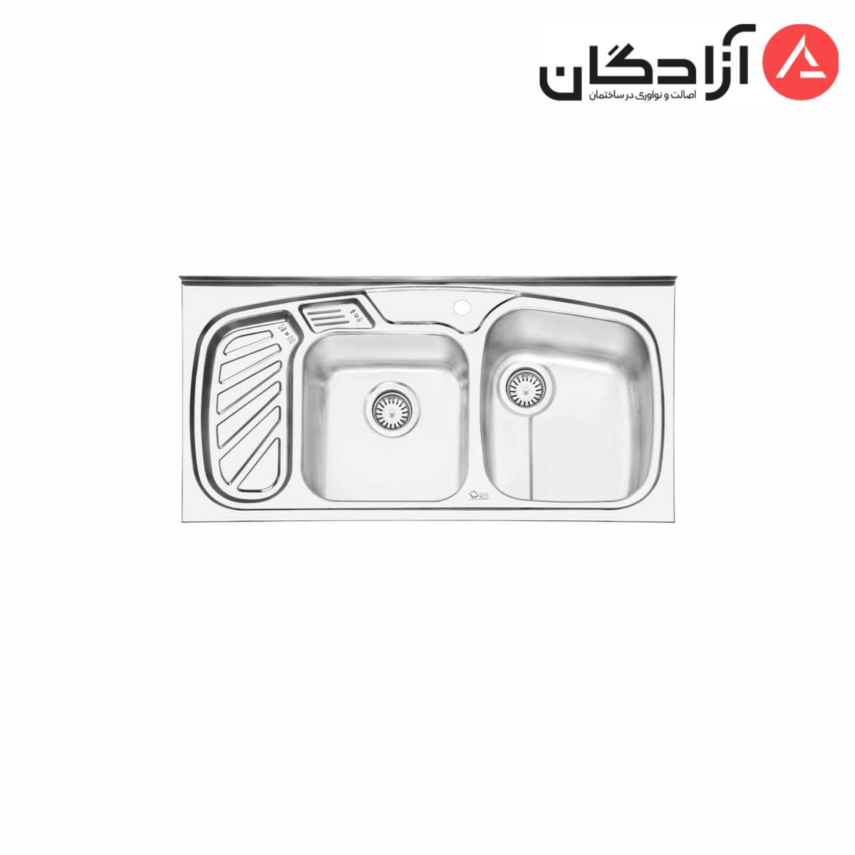 سینک ظرفشویی فانتزی روکار ایلیااستیل مدل 1020