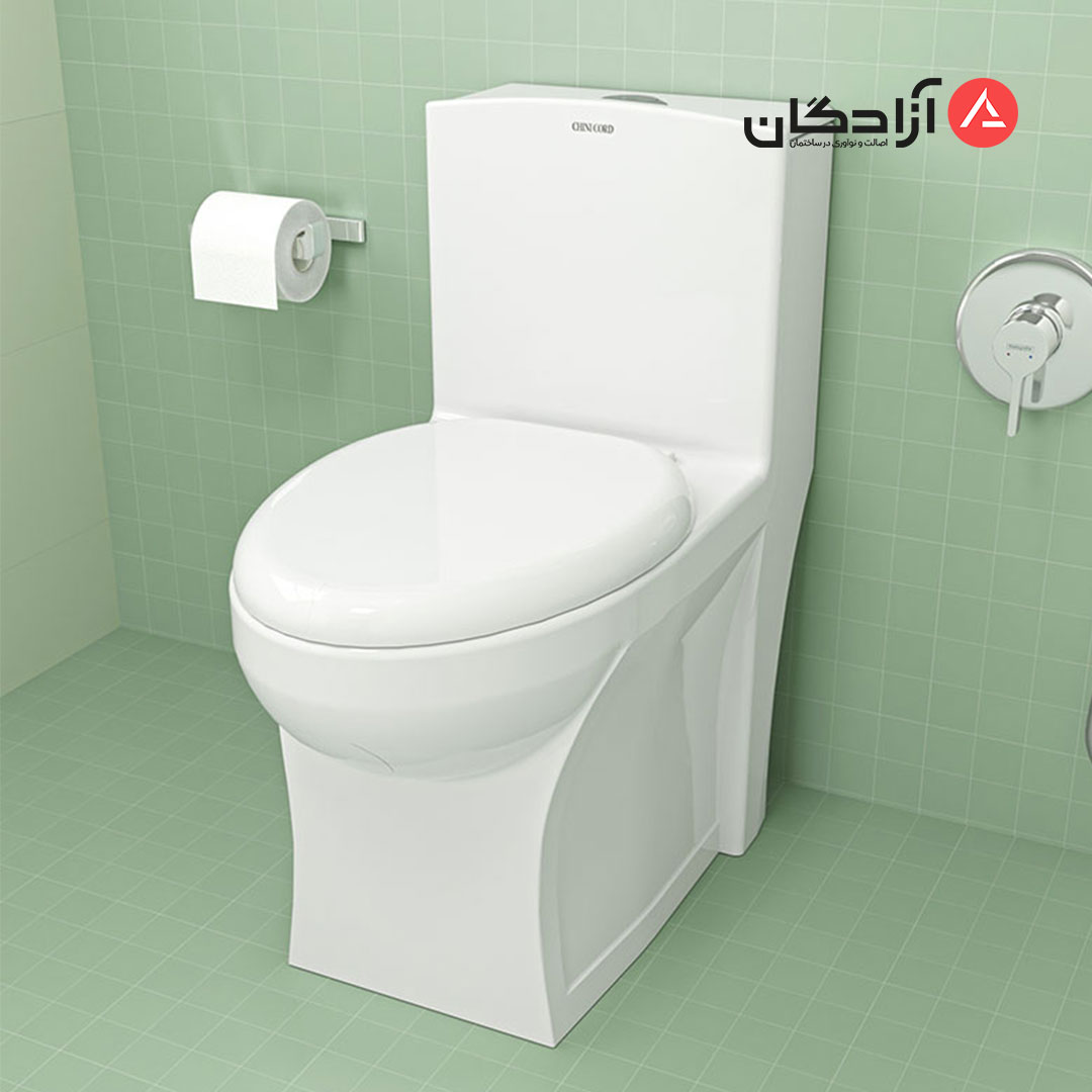 توالت فرنگی چینی کرد مدل آدنیس-5