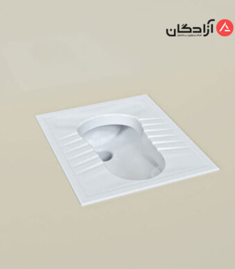 توالت ایرانی چینی کرد مدل آرین ریم بسته-2