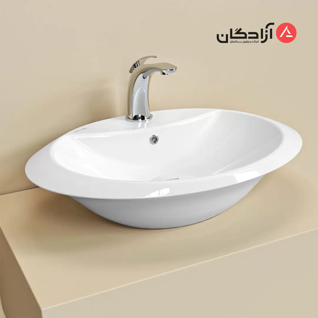 روشویی روکابینتی چینی کرد مدل ورونیکا 60-7