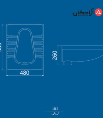 توالت ایرانی چینی کرد مدل لی لی گود-2