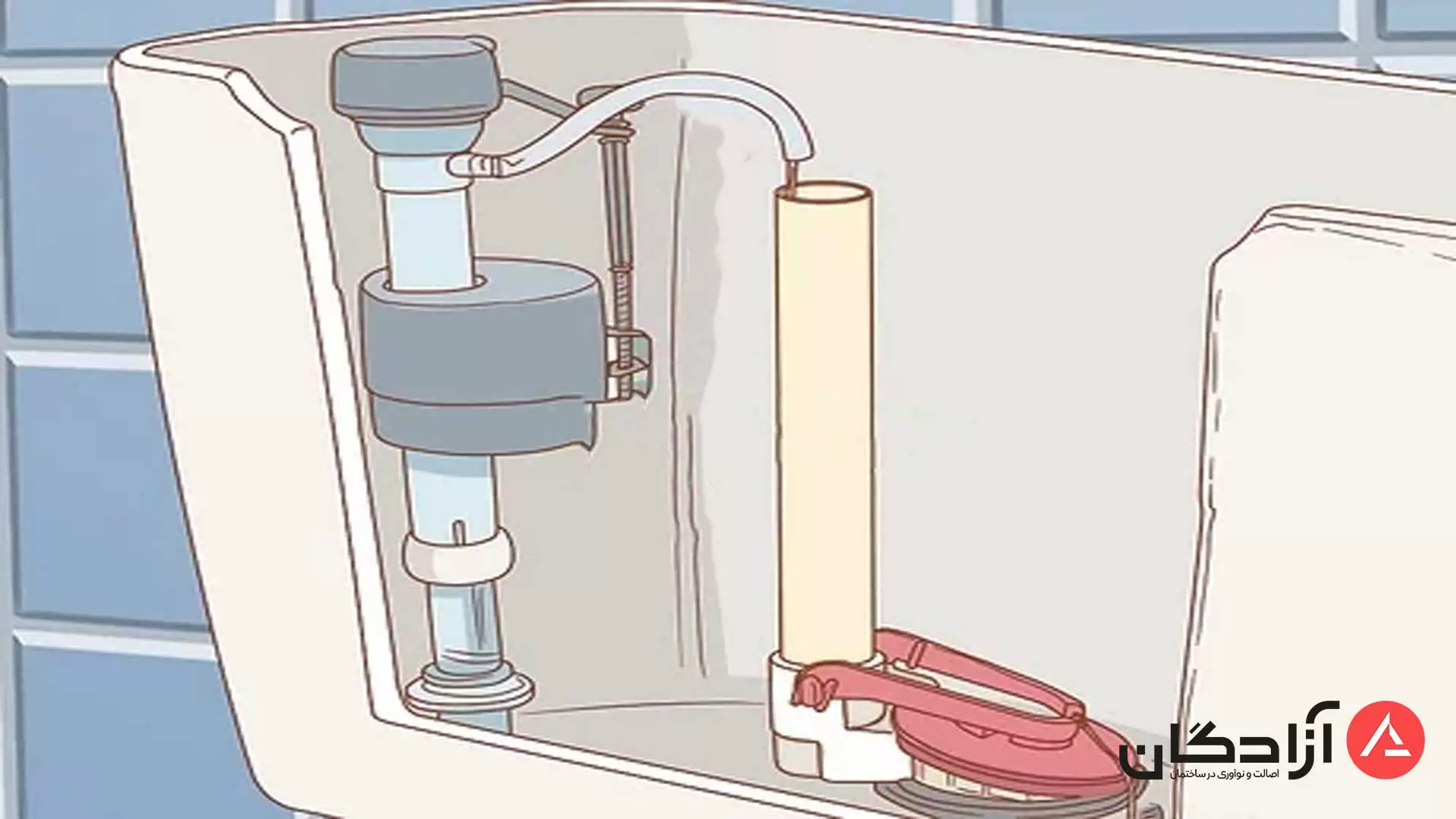 فلوتر توالت فرنگی 