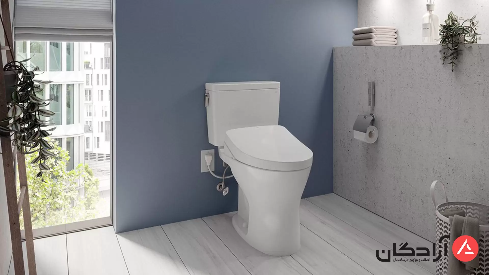 سیستم تخلیه توالت فرنگی