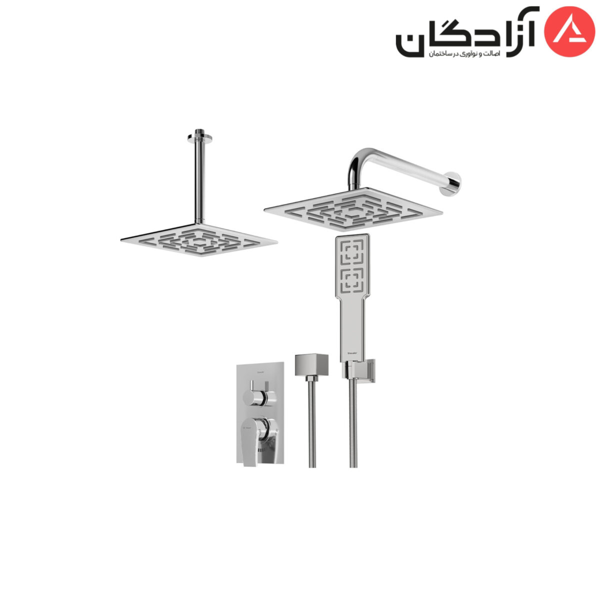 InShot_20251002_150457055 شیر حمام توکار شودر مدل رومر پلاس تیپ 3 - Image 1