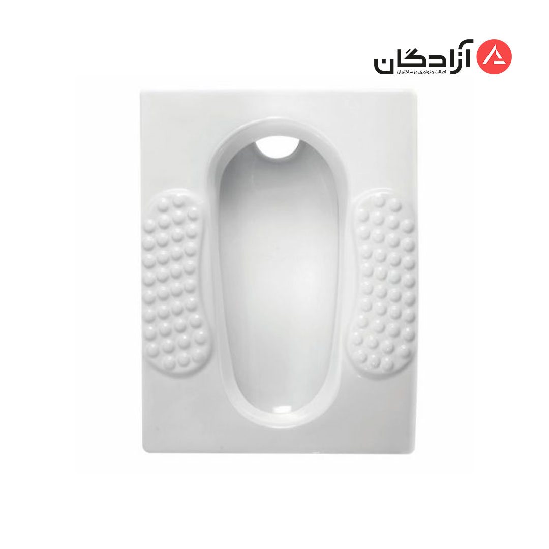 توالت ایرانی مروارید مدل کلاسیک تخت
