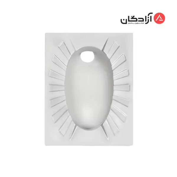 توالت ایرانی مروارید مدل کریستال تخت