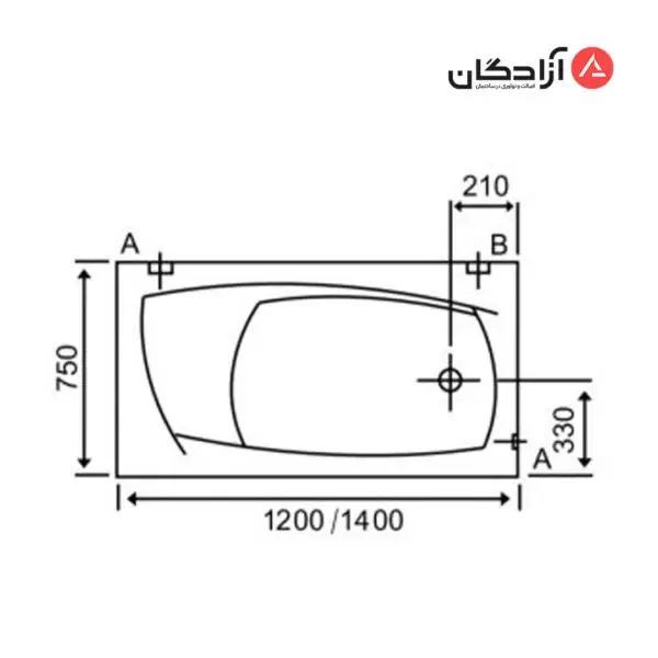 وان حمام سای تک مدل لیندا