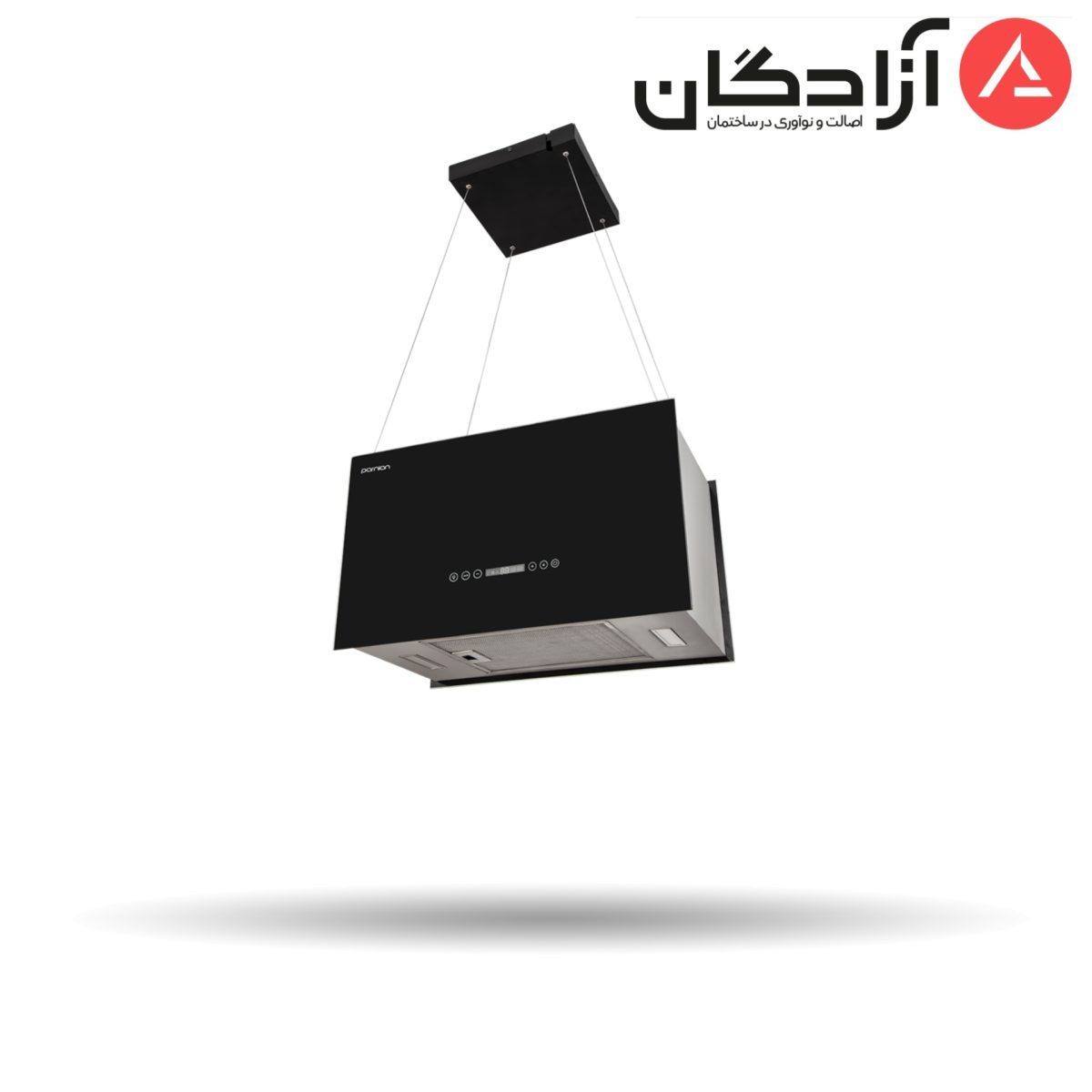 هود شیشه ای پرنیان استیل مدل PH6601