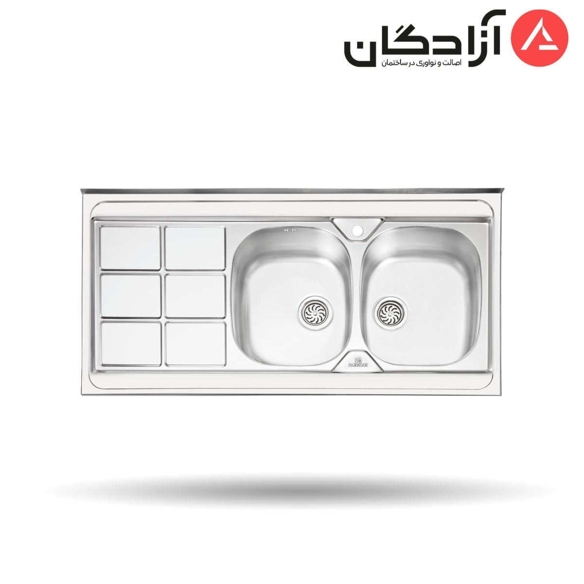 سینک فانتزی روکار پرنیان استیل مدل PS1124