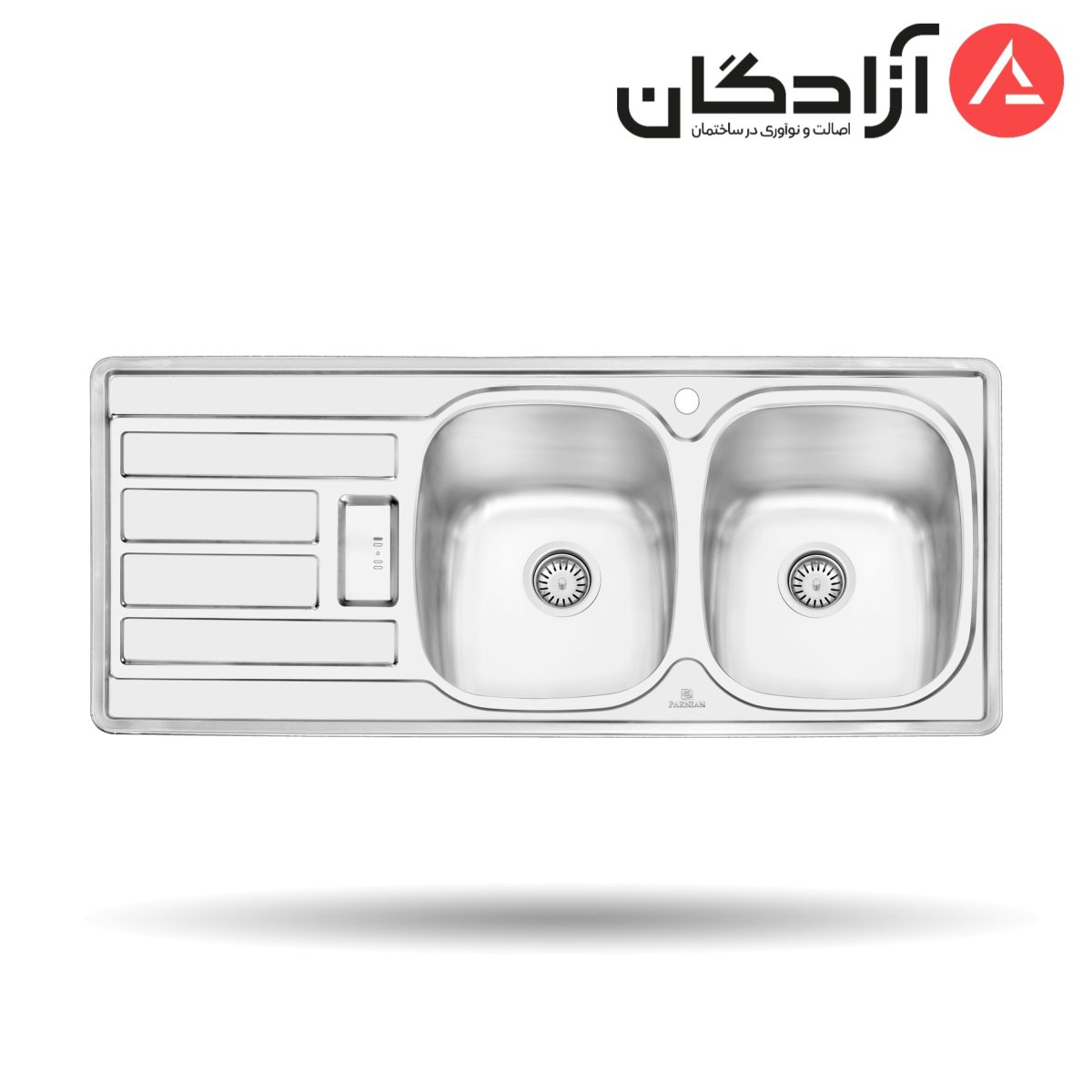 سینک فانتزی توکار پرنیان استیل مدل PS1201