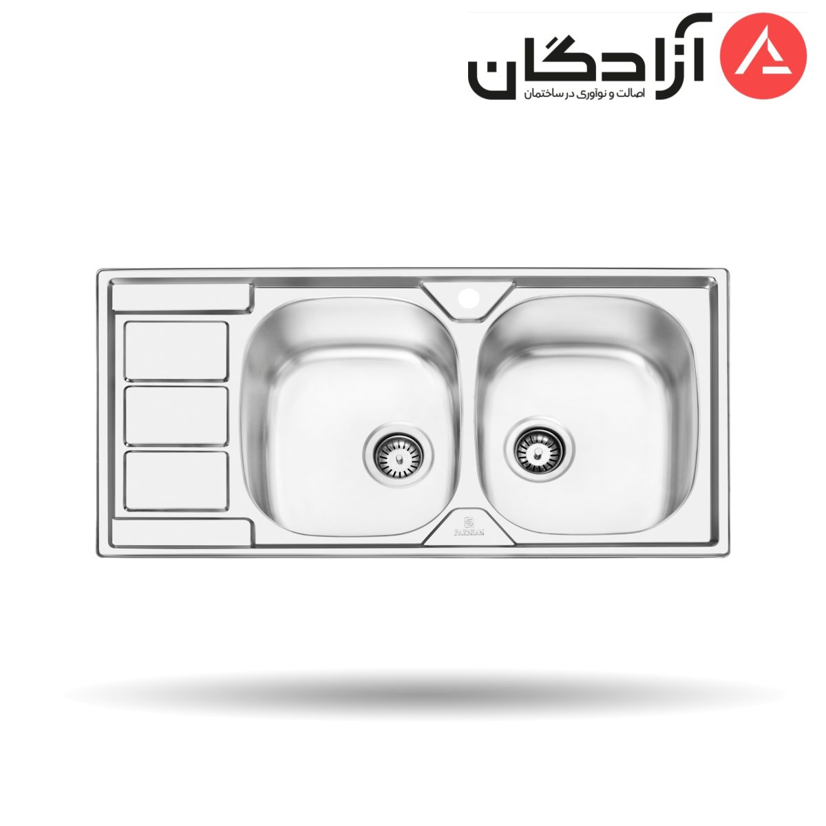 سینک فانتزی توکار پرنیان استیل مدل PS1217