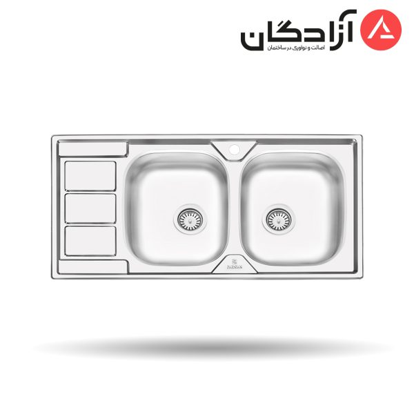 سینک نیمه فانتزی روکار پرنیان استیل مدل PS2111