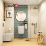 روشویی دیواری چینی کرد مدل آوینا - Image 5