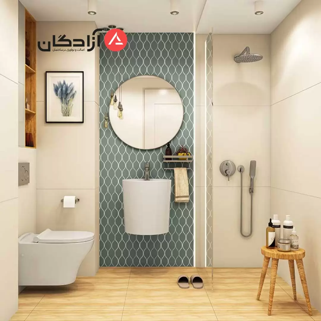 روشویی دیواری چینی کرد مدل آوینا - Image 5