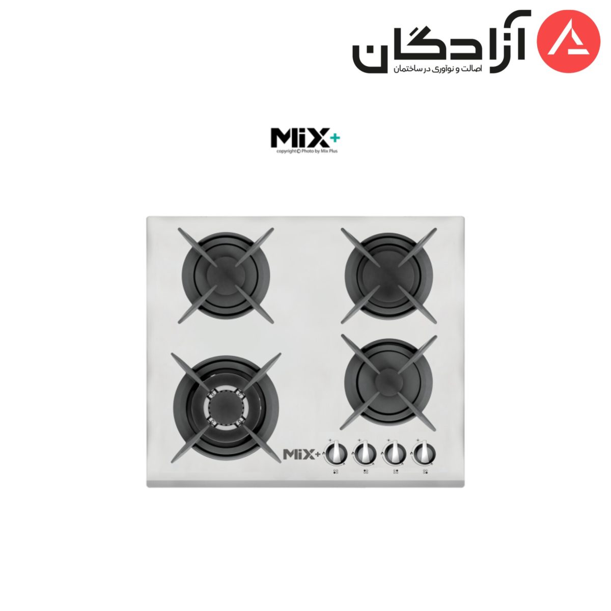 اجاق گاز رومیزی میکس پلاس مدل IG6403W