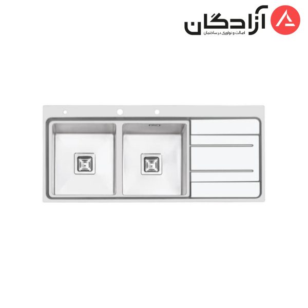 سینک فانتزی توکار پرنیان استیل مدل PS1240