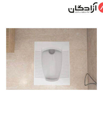 توالت ایرانی چینی کرد مدل ورونیا بدون ریم