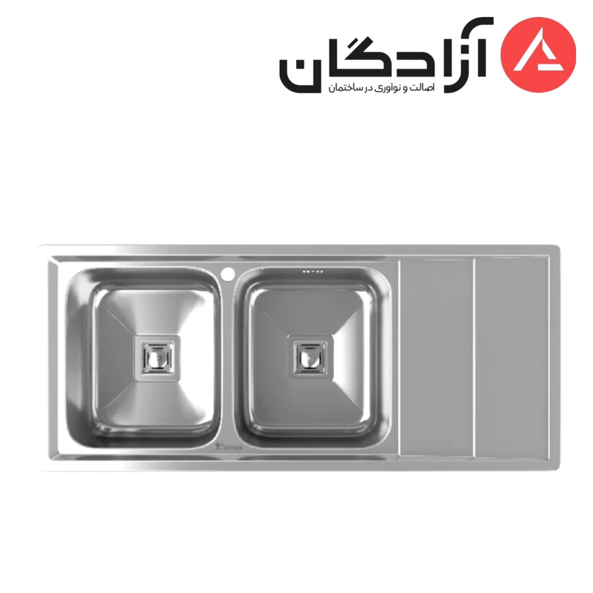 InShot_20260518_160541673 سینک استیل داتیس مدل DB-211