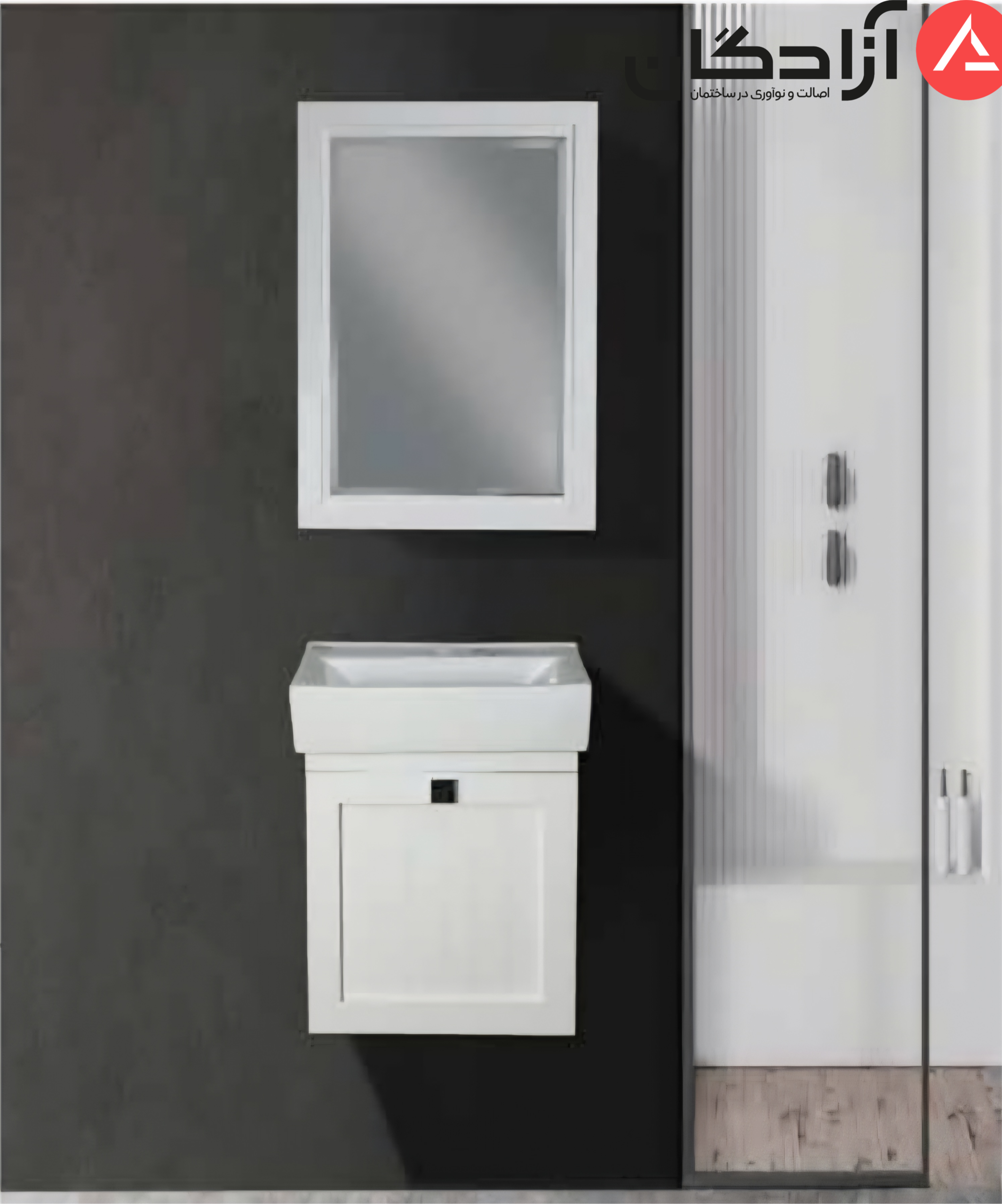 روشویی روکابینتی رومنس مدل تونی روشویی روکابینتی رومنس مدل تونی - Image 1