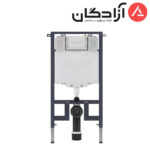 فلاش تانک توکار وال هنگ (بدون کلید) راسان مدل ویسادار