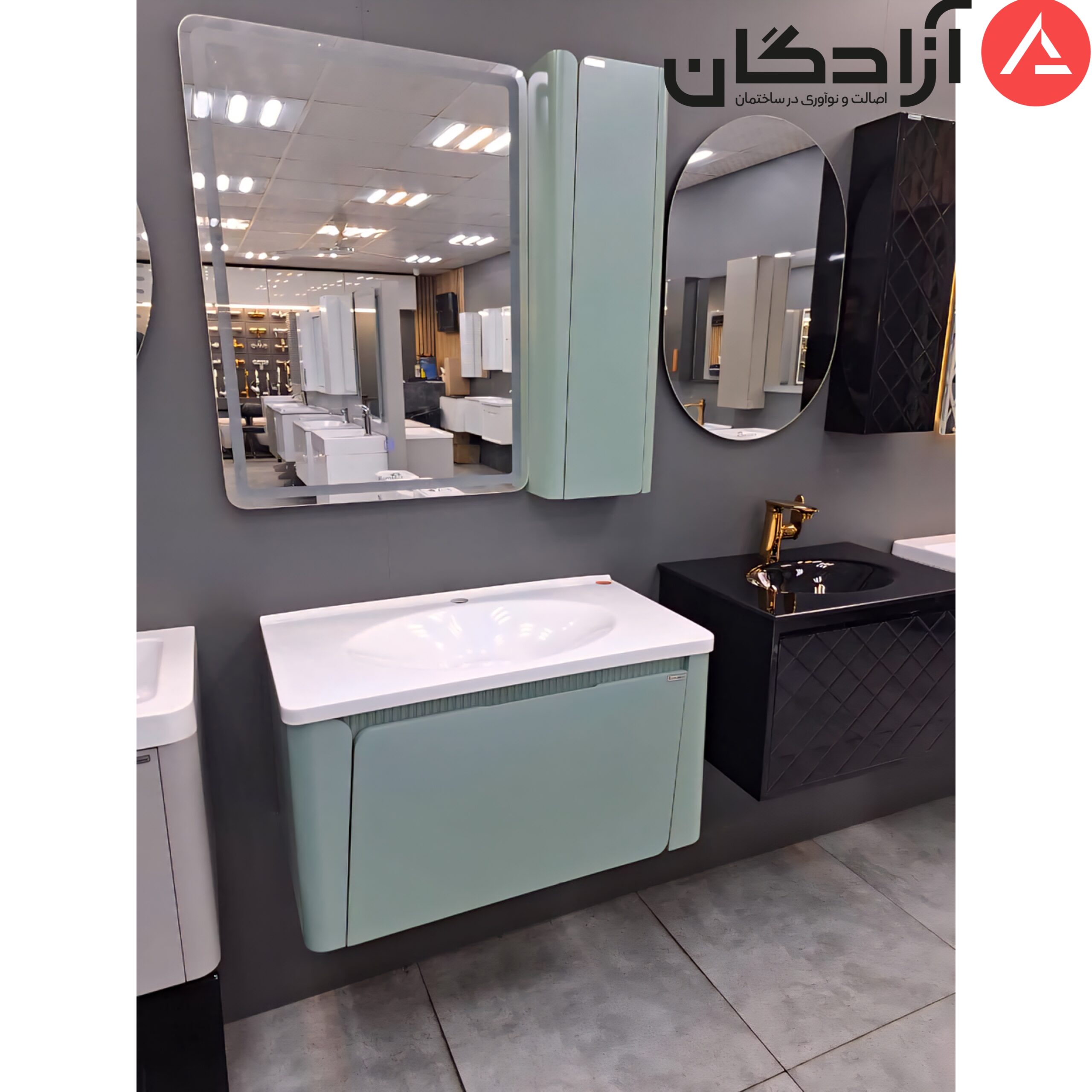Picsart_26-08-04_19-59-47-090 روشویی روکابینتی رومنس مدل 1092 - Image 1