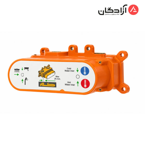 شیر مخلوط کن دوش توکار کلار مدل نیوفلت(داخل باکس)
