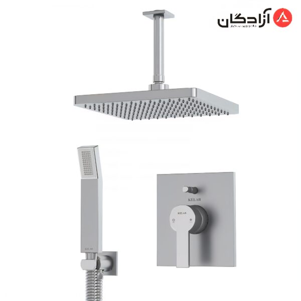 ملزومات دوش توکار کلار مدل فلت کلاسیک تیپ 3